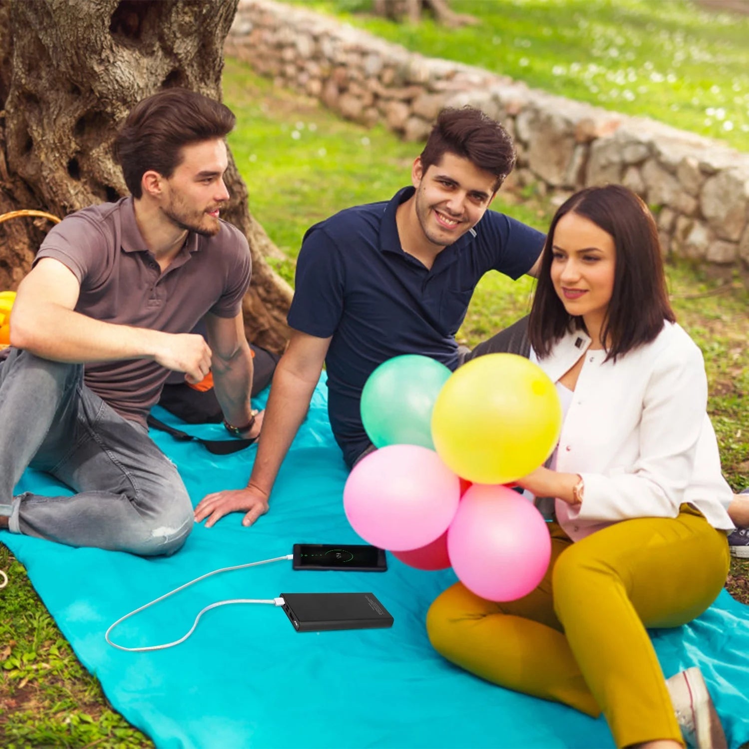 AquaBeatz Large-Capacity Portable Power Bank