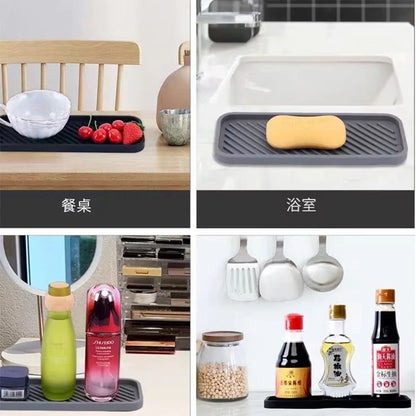 RinseNest Silicone Sponge Holder and Drying Mat