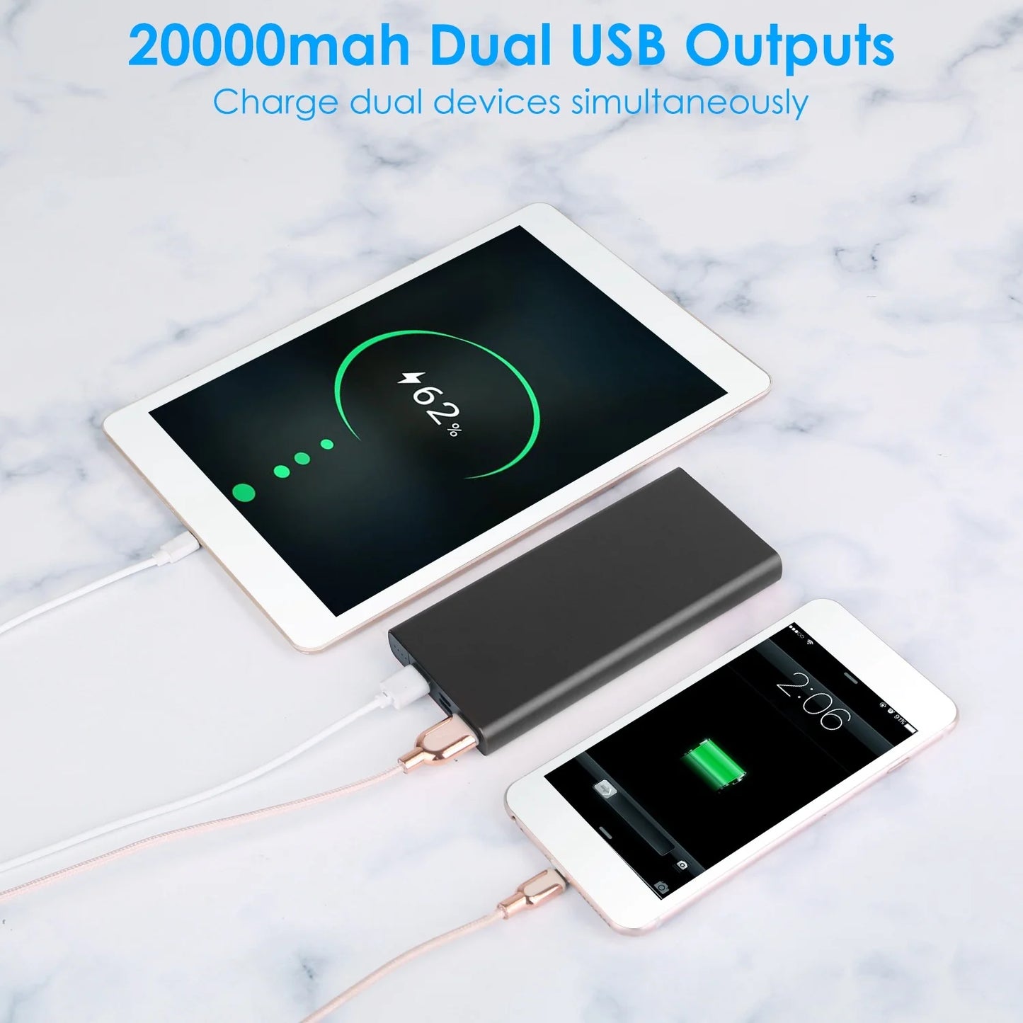 AquaBeatz Large-Capacity Portable Power Bank