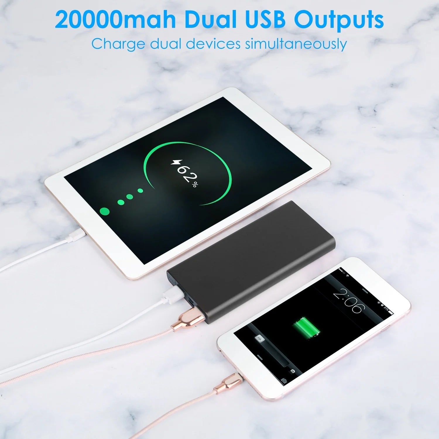 AquaBeatz Large-Capacity Portable Power Bank